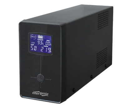 Zasilacz awaryjny (UPS) Gembird Energenie Zasilacz awaryjny UPS 1200VA (720 W) z LCD